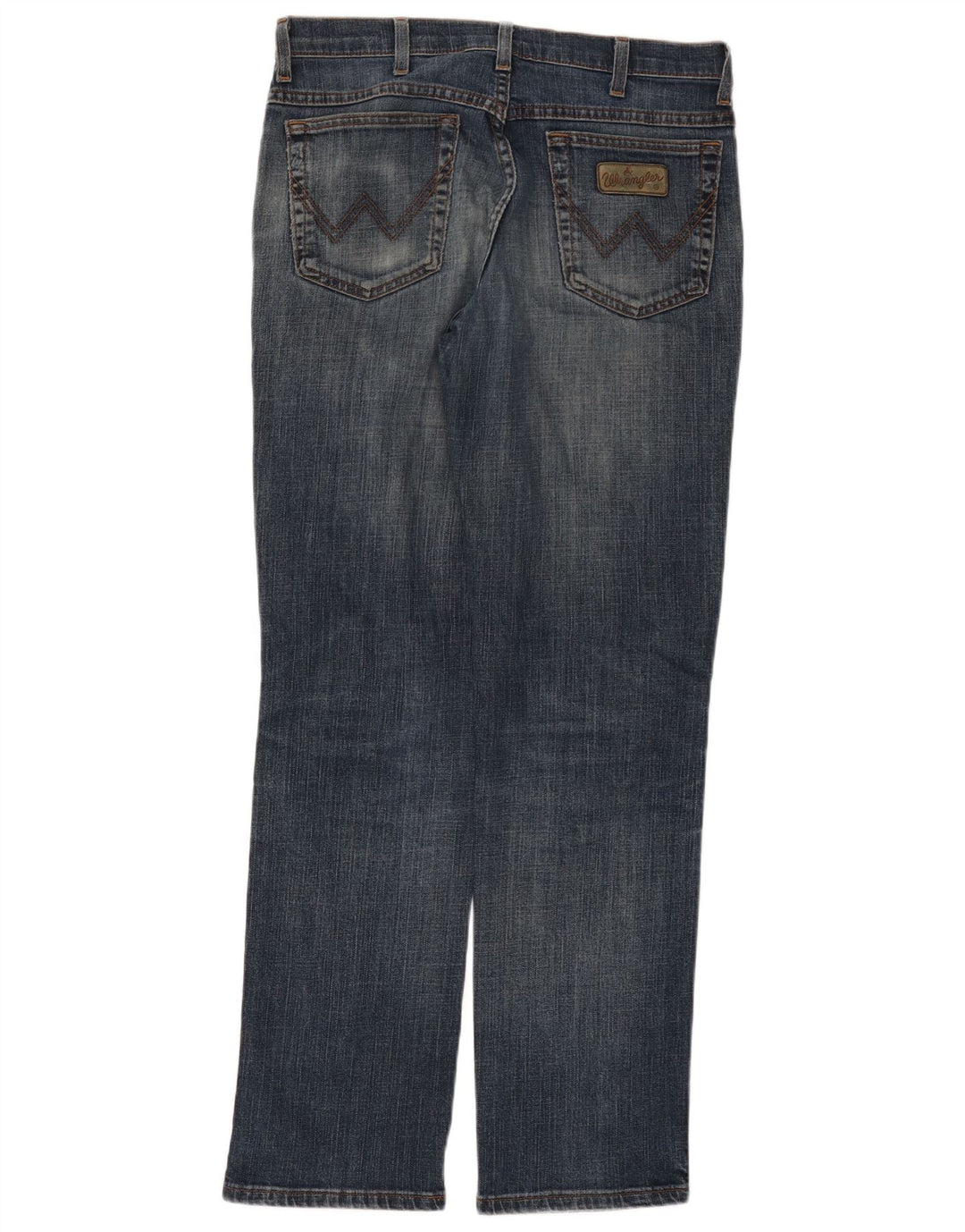 WRANGLER Jeans dritti elasticizzati Texas da uomo W34 L32 cotone blu