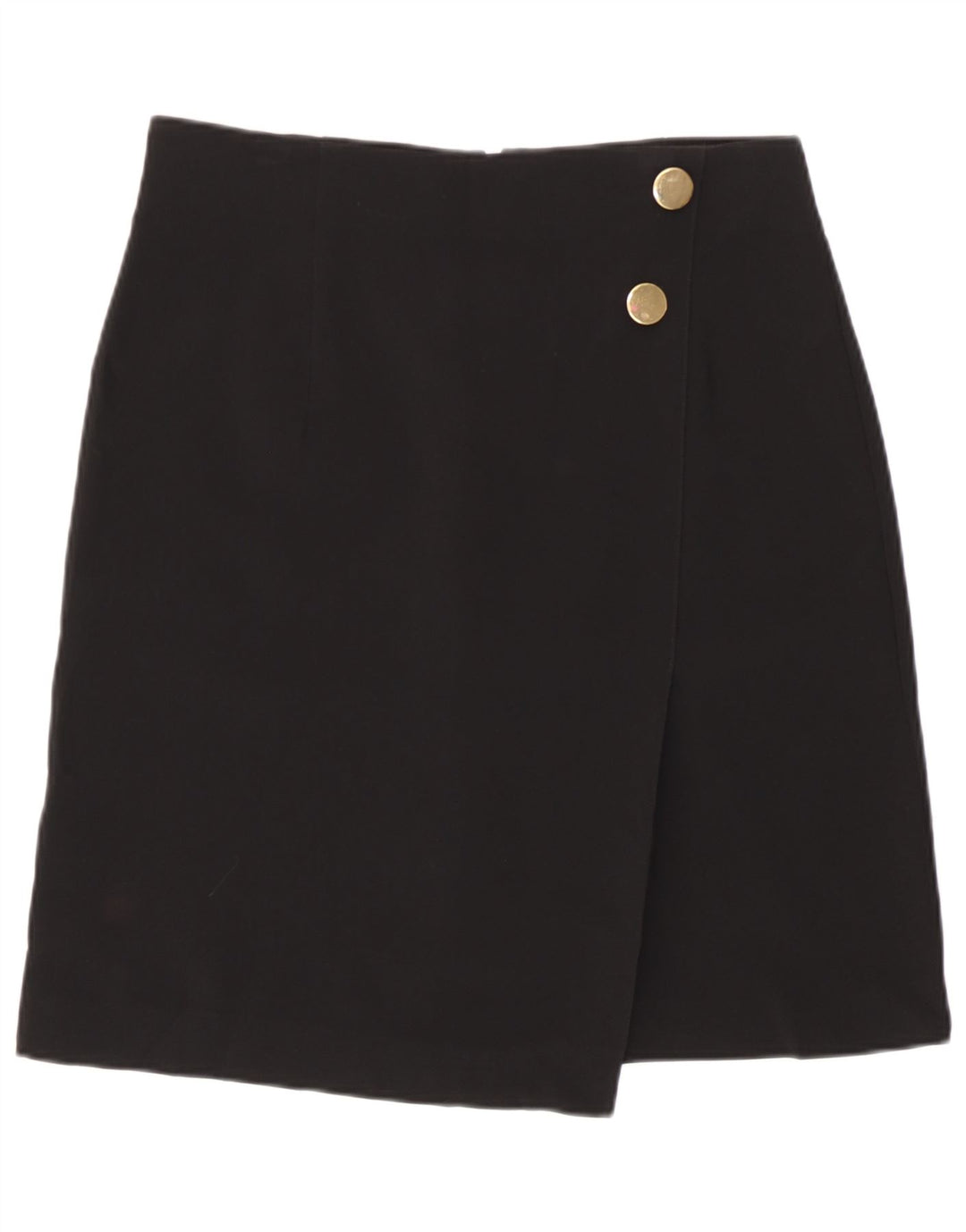 Gonna a tubino da donna Marks & Spencer UK 12 media W30 poliestere nero