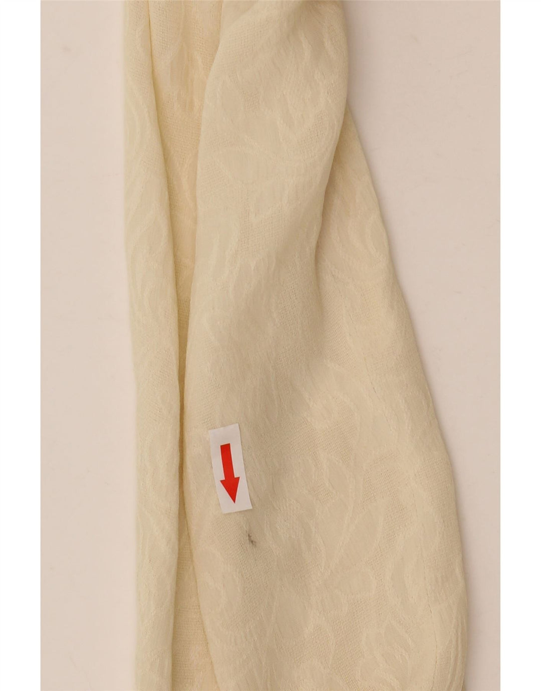 Camicetta da donna vintage trasparente trasparente UK 14 Beige medio