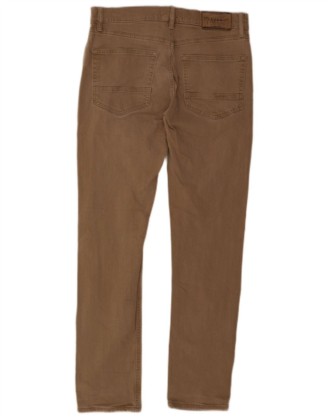 Jeans slim da uomo Marks & Spencer W30 L31 cotone marrone