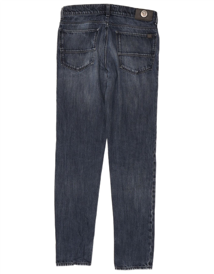 Jeans Slim Uomo Trussardi W32 L34 Blu Cotone