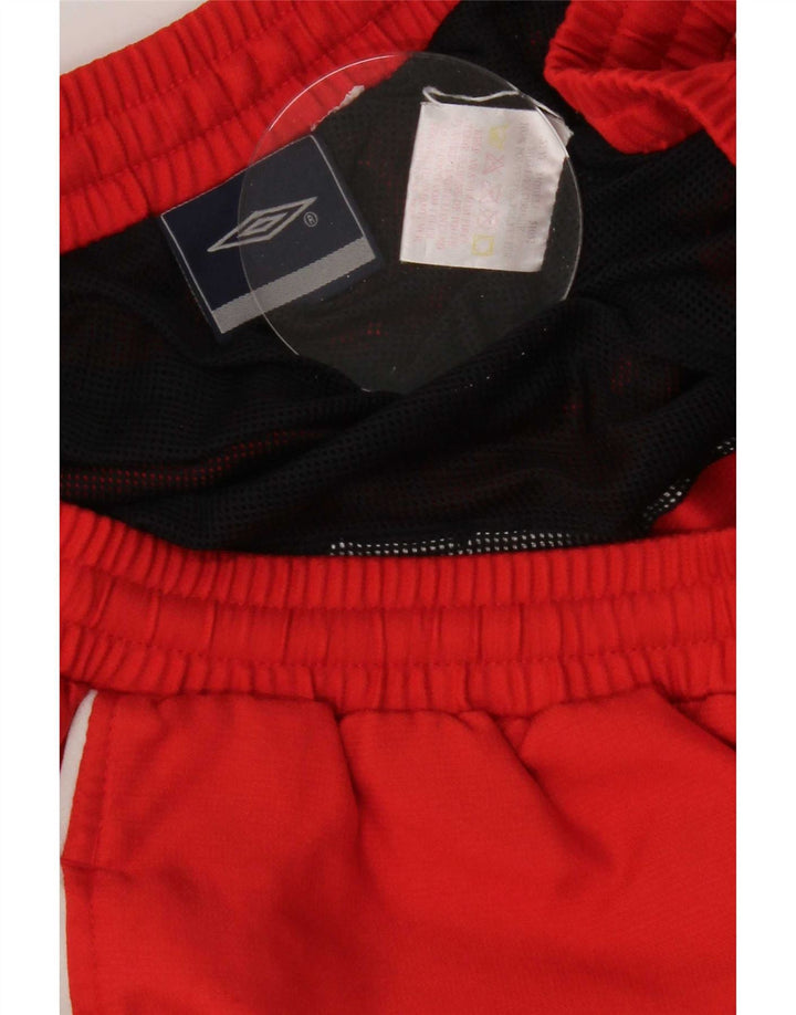 Pantaloncini sportivi Umbro da uomo XL rosso poliestere