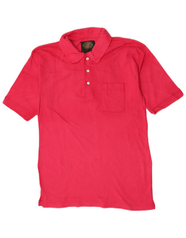 Polo da uomo Hamilton Large in cotone rosa