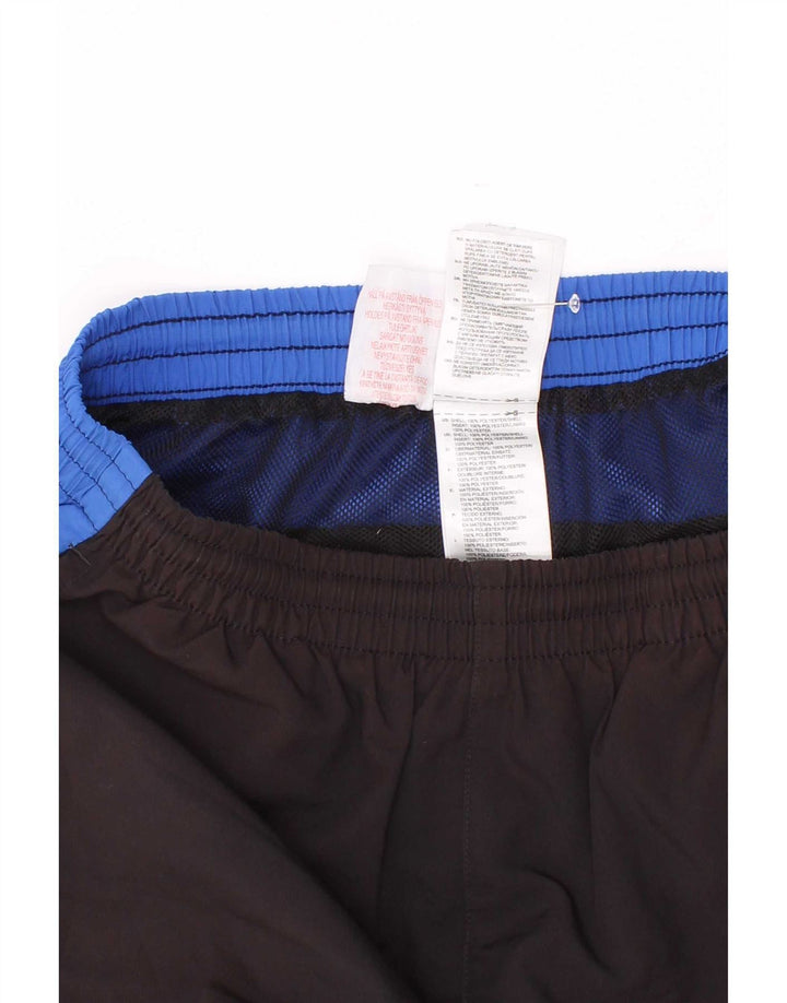 Pantaloncini sportivi Adidas da ragazzo 13-14 anni in poliestere color block nero