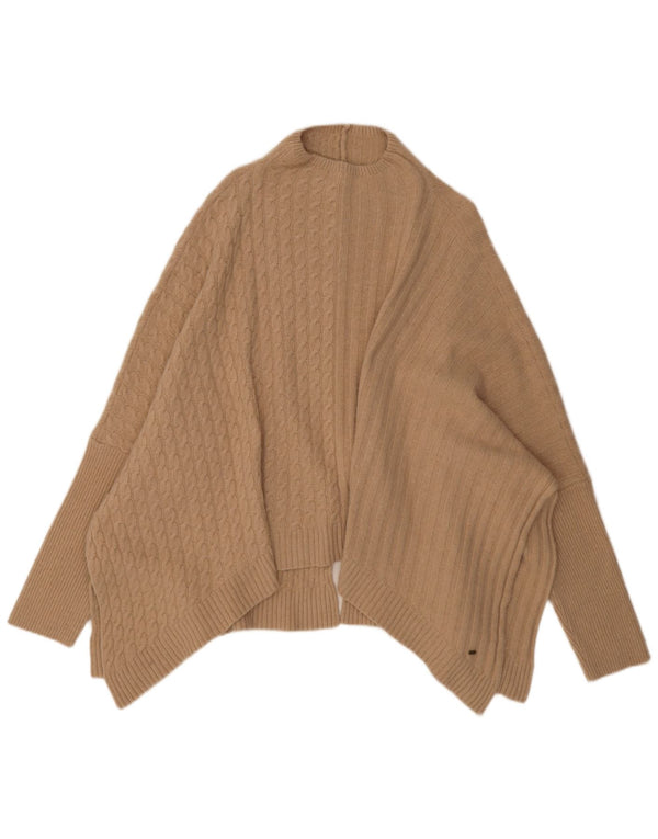 Maglione poncho da donna Ted Baker UK 16 Large Beige Poliammide