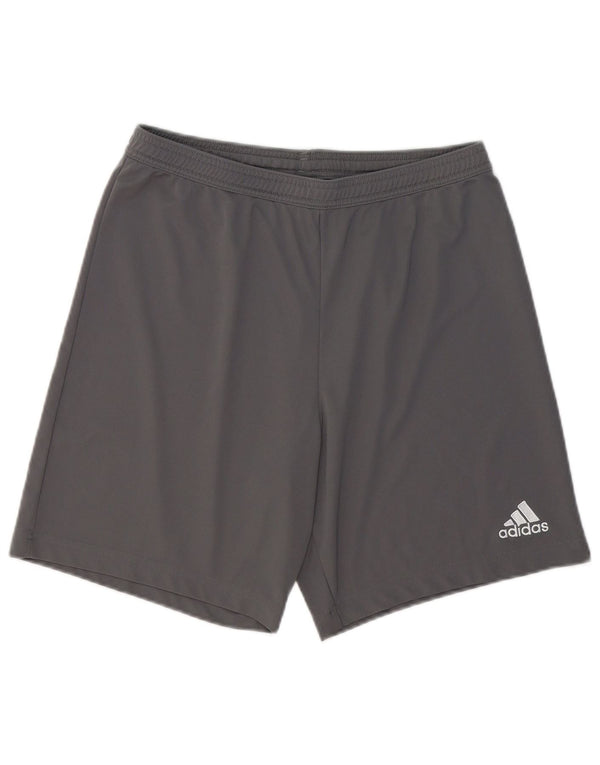 Pantaloncini sportivi Adidas Aeroready da uomo grandi sportivi in poliestere grigio