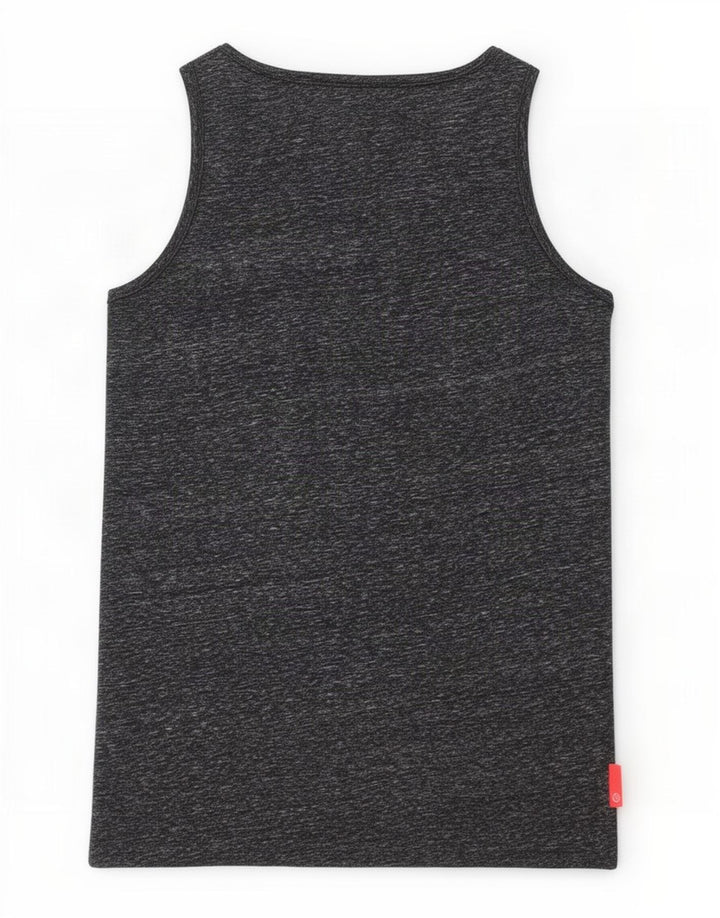 Canottiera grafica da donna Superdry UK 10 Small Poliestere chiazzato grigio