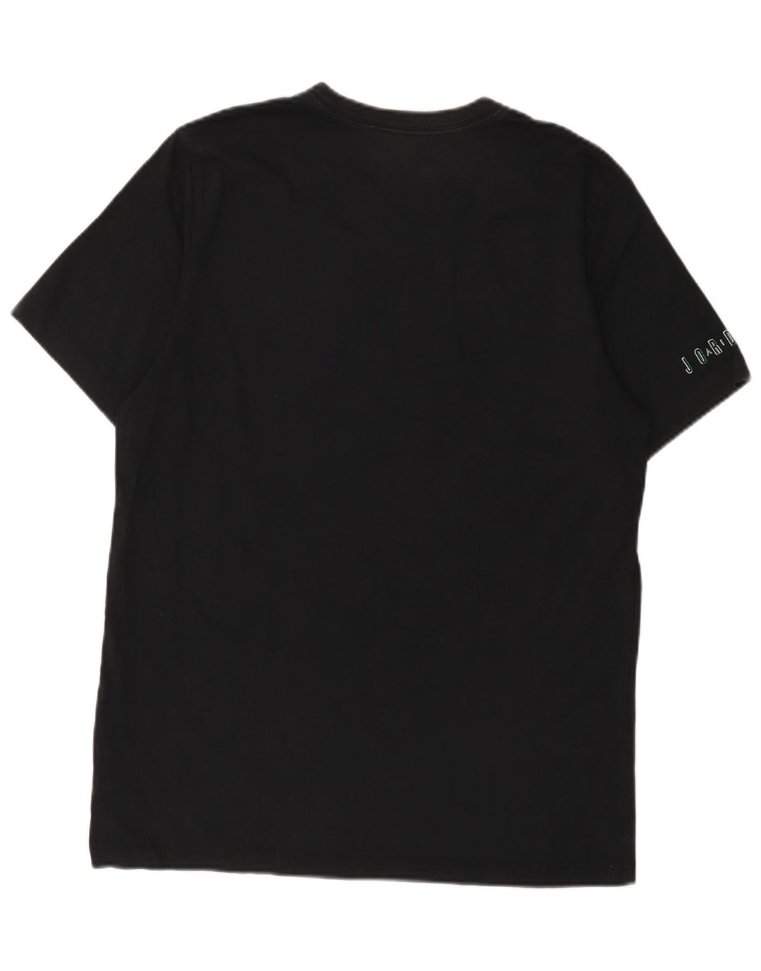 T-shirt grafica da uomo Jordan Top grande in cotone nero