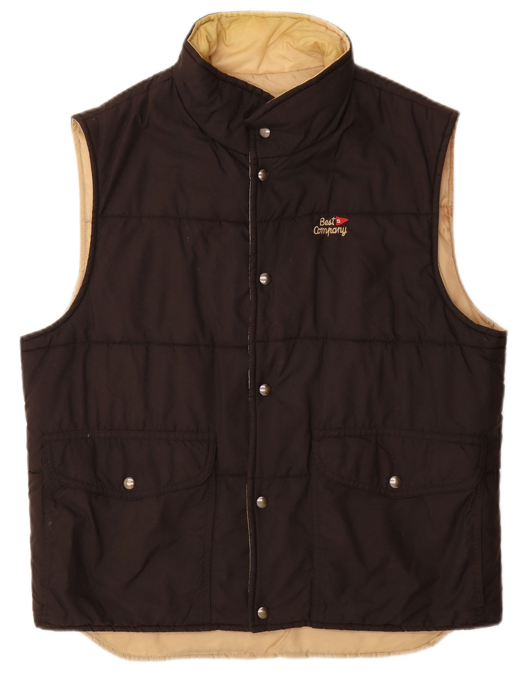 Gilet imbottito da uomo Best Company UK 38 medio nero
