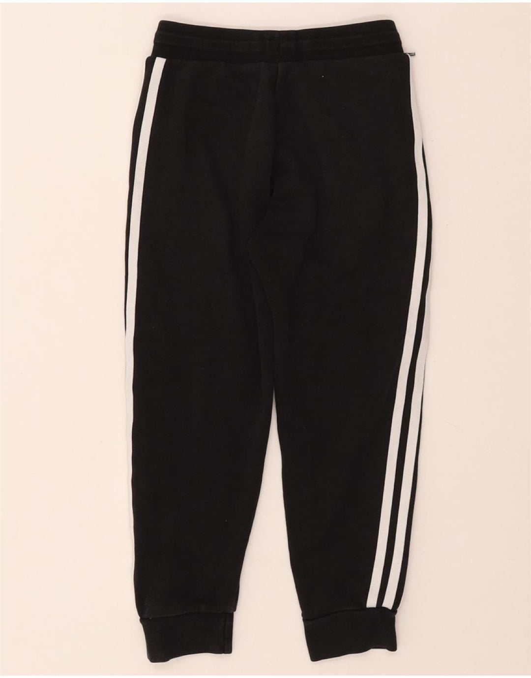 Pantaloni della tuta da ragazzo ADIDAS Joggers 6-7 anni in cotone nero