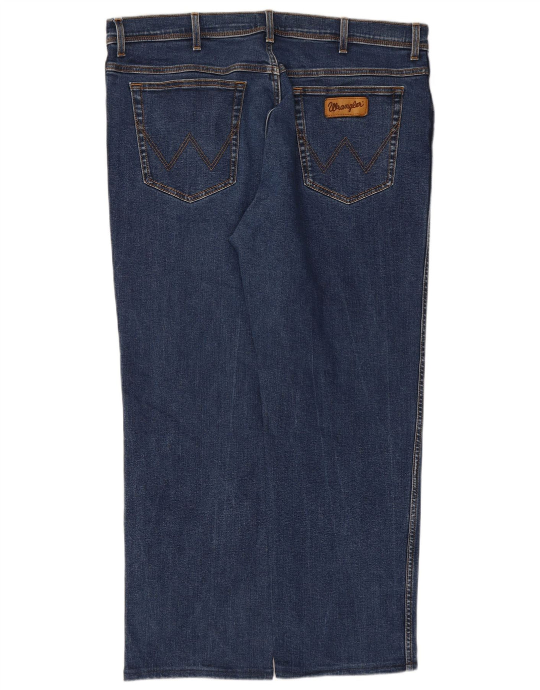 Jeans dritti da uomo Texas WRANGLER W42 L29 cotone blu
