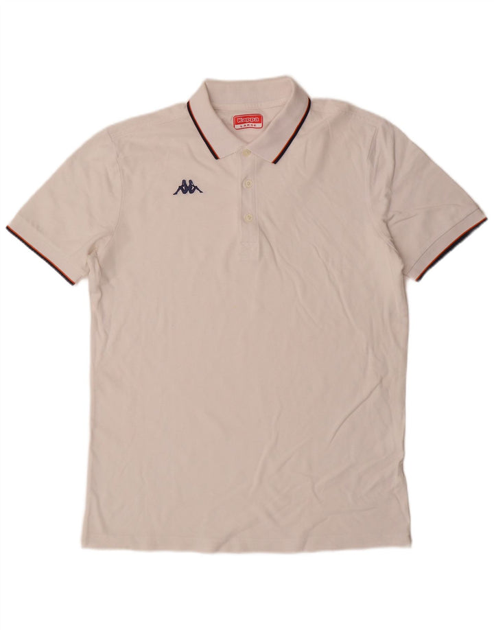 Polo Kappa Uomo Large Bianca