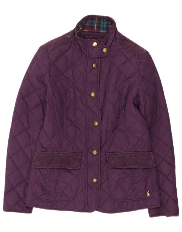 Giacca trapuntata da donna Joules UK 10 piccola poliestere viola