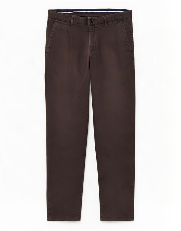 Pantaloni chino slim fit da uomo Massimo Dutti EU 42 Large W32 L29 Cotone grigio
