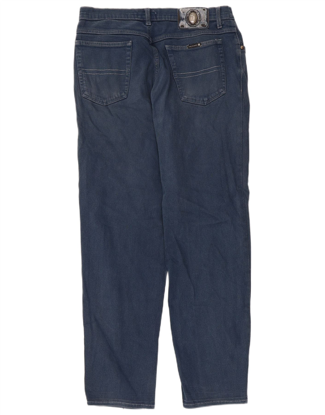 Jeans Trussardi Donna Tapered IT 46 Large W32 L28 Blu
