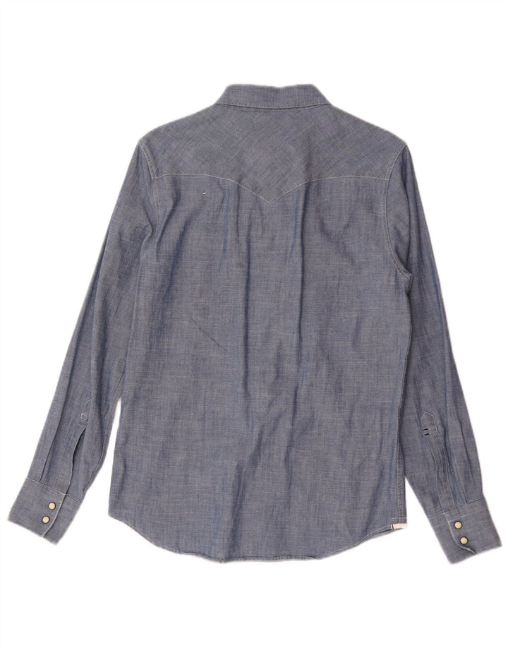 Camicia Levi's da uomo slim fit piccola in cotone blu