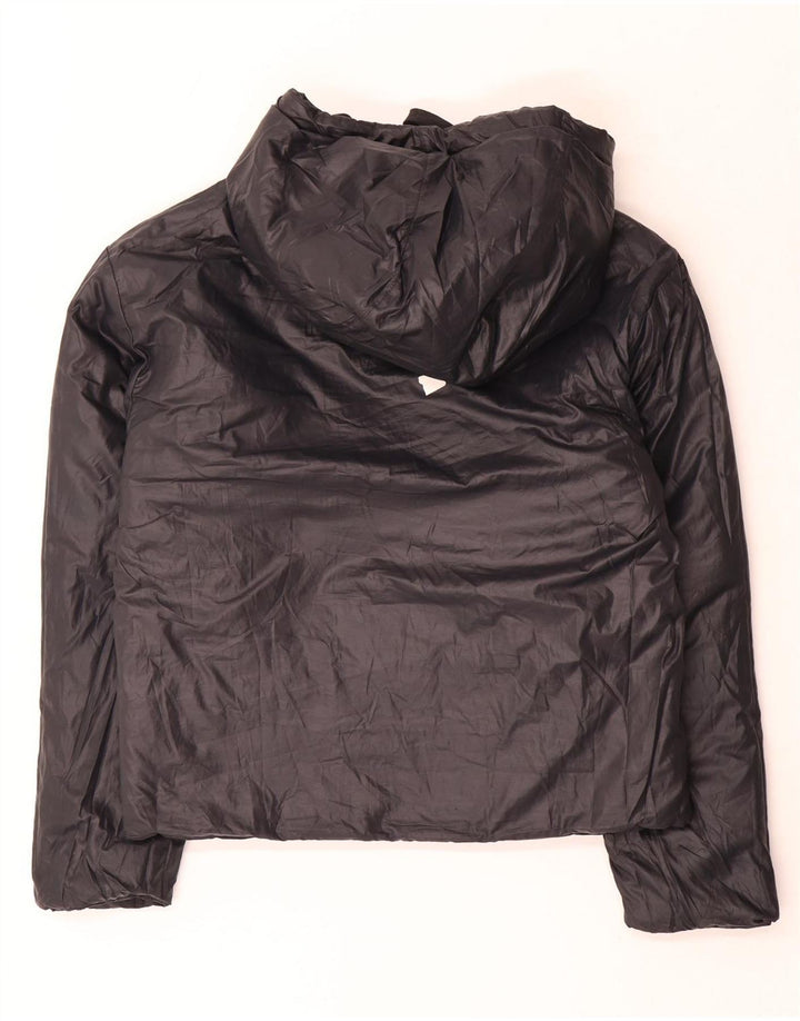 Giacca imbottita reversibile con cappuccio Nike da donna UK 10 piccola nera