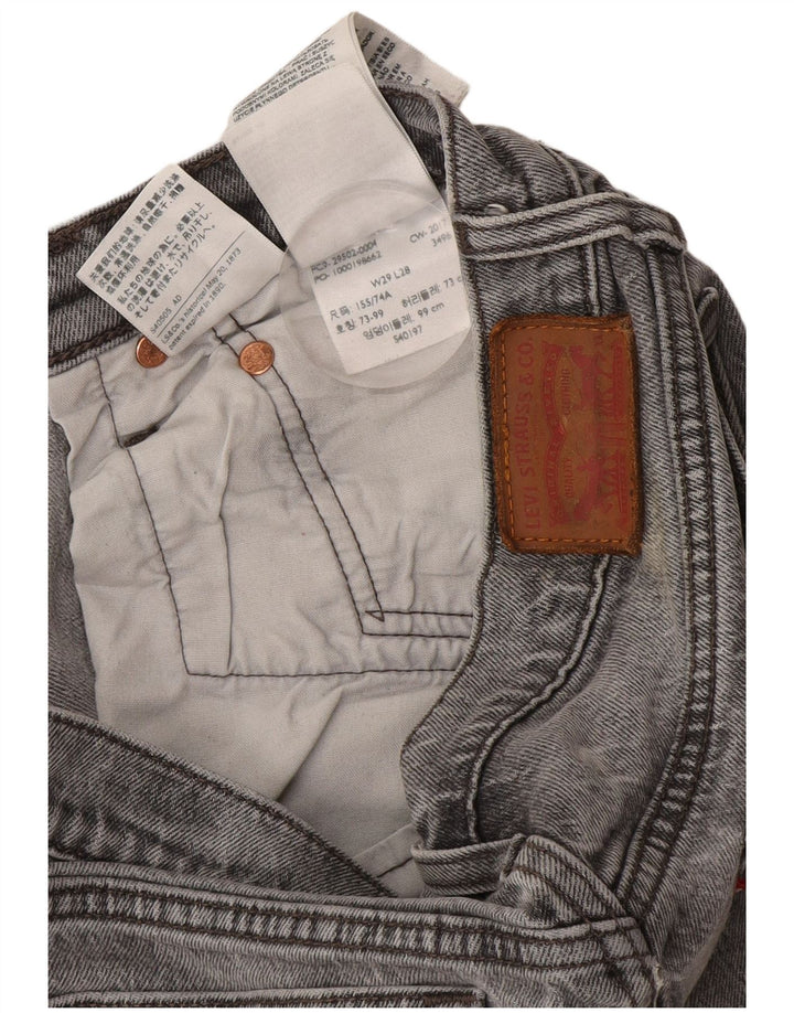 Jeans slim da donna Levi's W29 L28 cotone grigio