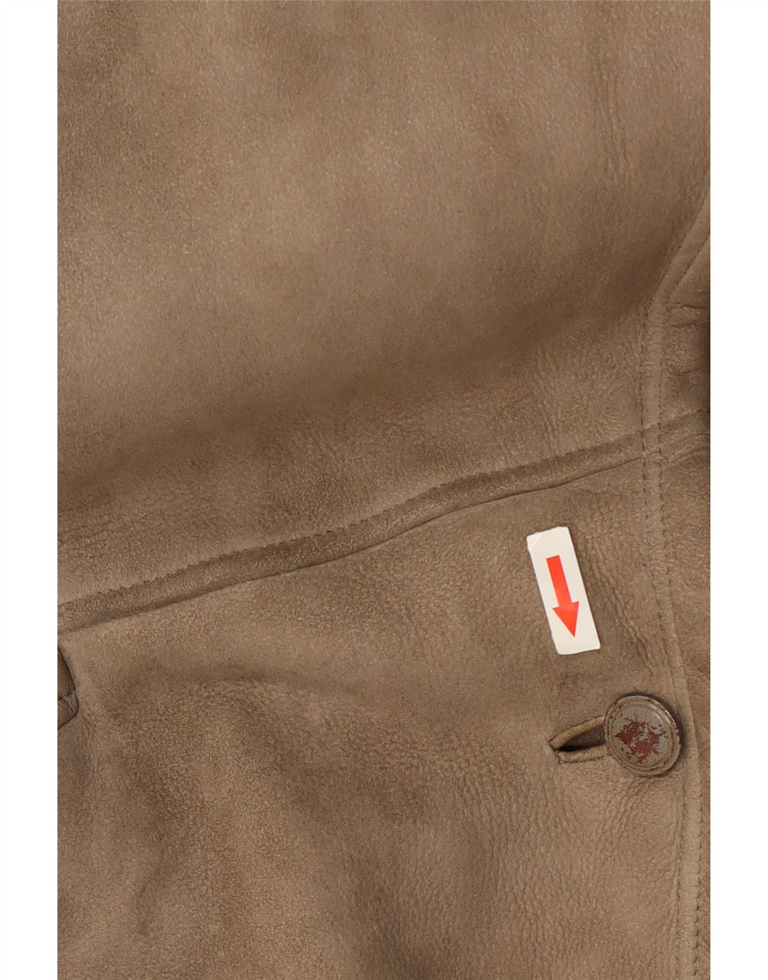 Giubbotto Shearling da donna Genny US 6 in pelle grigio medio
