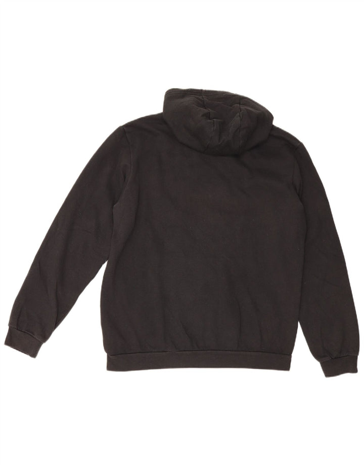 Felpa con cappuccio da uomo Adidas Medium in cotone nero