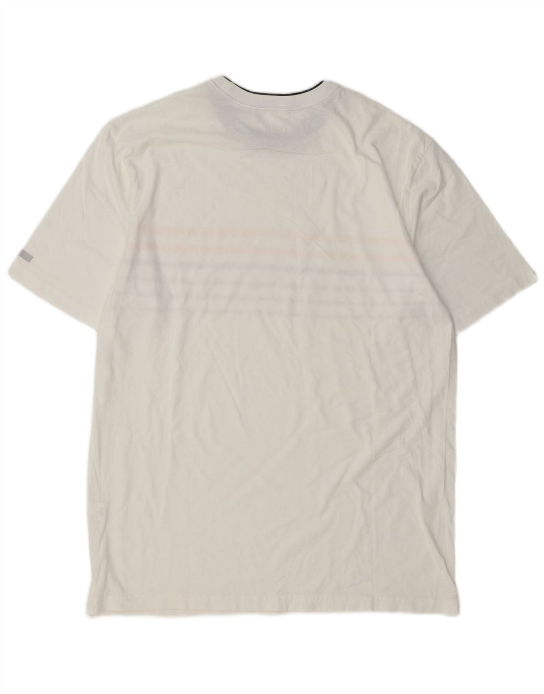 T-shirt da uomo Izod Top in cotone a righe bianche grandi