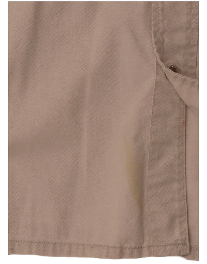 Camicia senza maniche da uomo VINTAGE grande in cotone beige