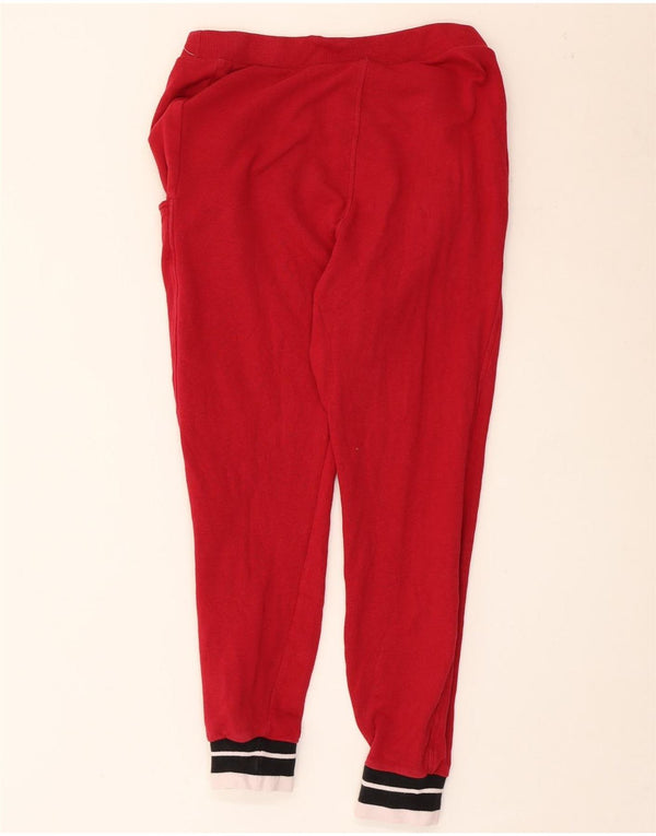 Pantaloni da tuta da uomo Reebok Joggers Small Rosso Colorblock in cotone