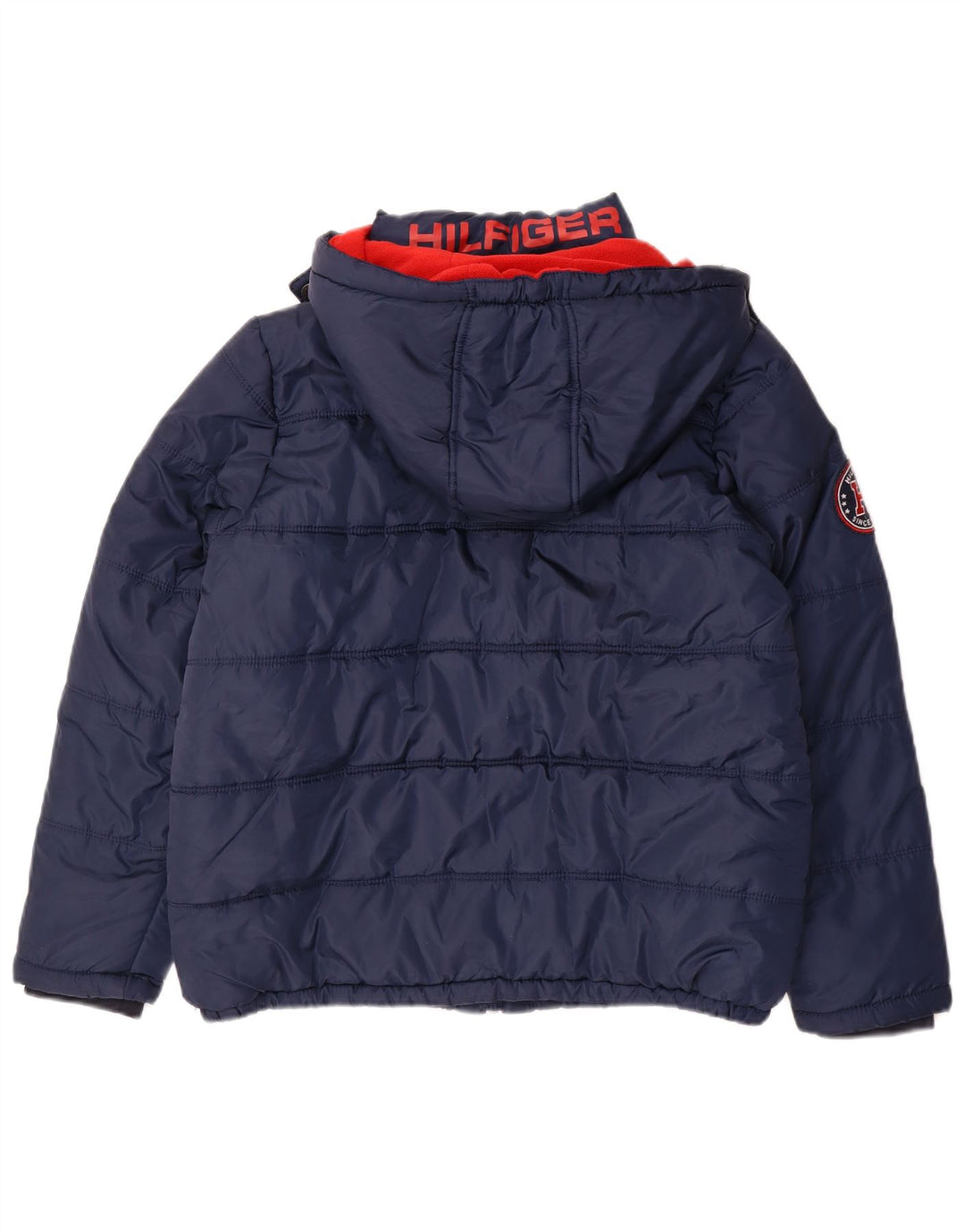 Giacca imbottita con cappuccio Tommy Hilfiger per ragazzi 14-15 anni grande blu navy