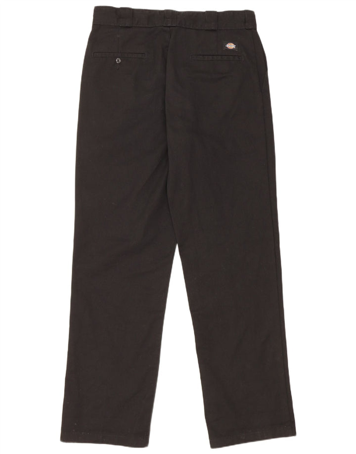 Pantaloni chino dritti da uomo Dickies W34 L34 poliestere nero