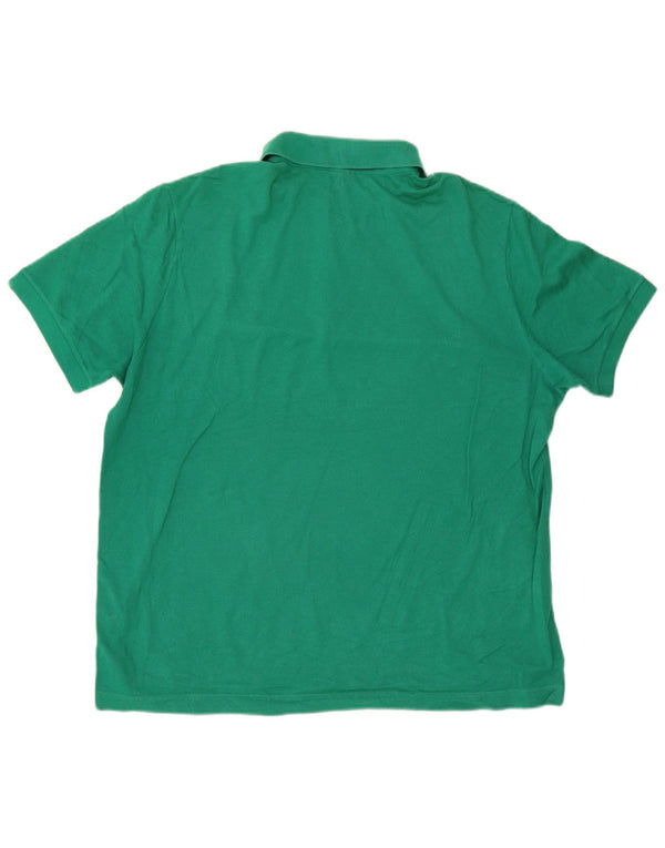 Polo da yachting da uomo Paul & Shark XL in cotone verde