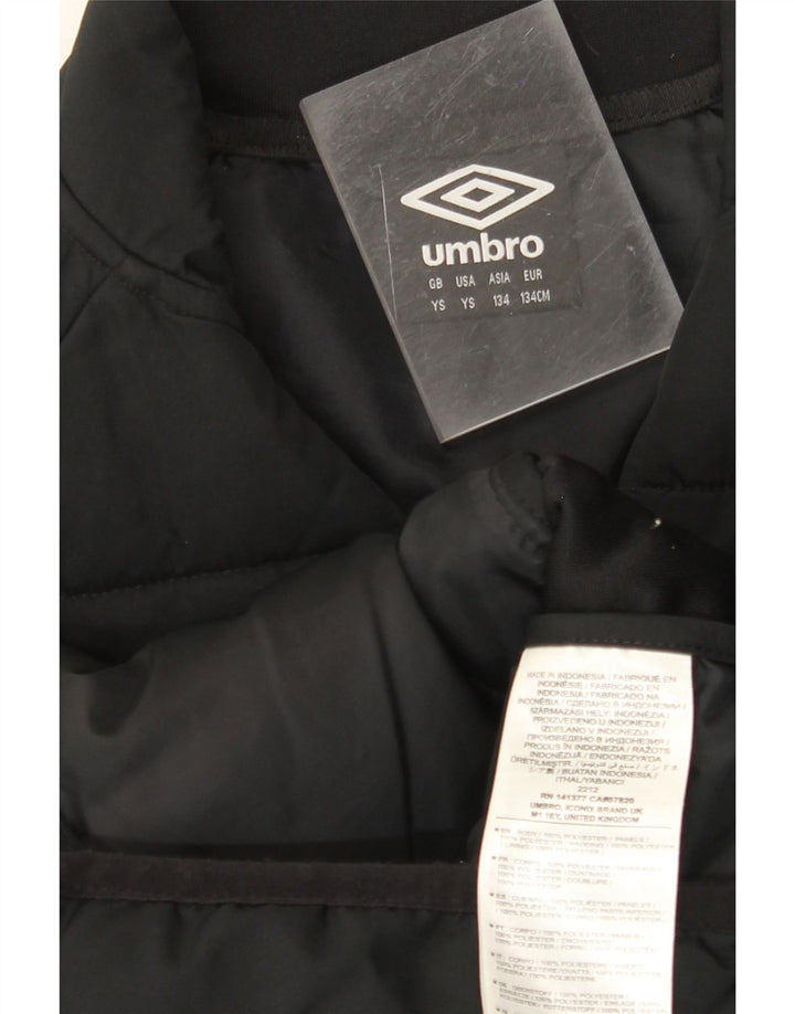 Giacca imbottita UMBRO per ragazze Irlanda 8-9 anni piccola in poliestere nero
