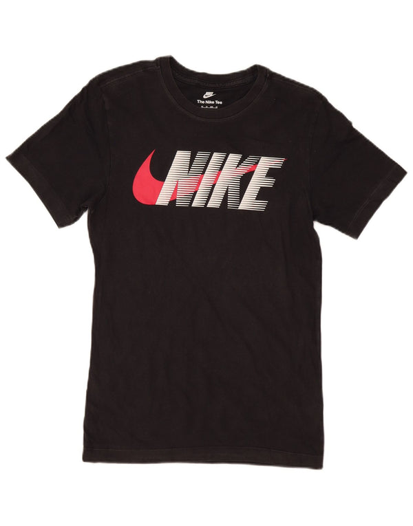 T-shirt grafica da uomo Nike Top XS in cotone nero