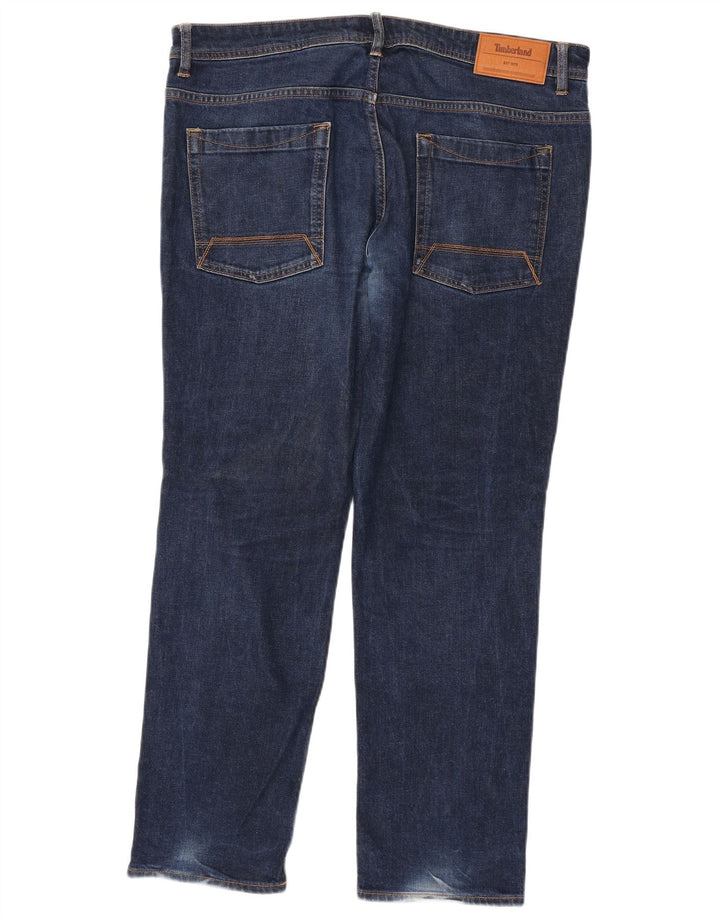 Jeans dritti da uomo Timberland W38 L32 cotone blu navy