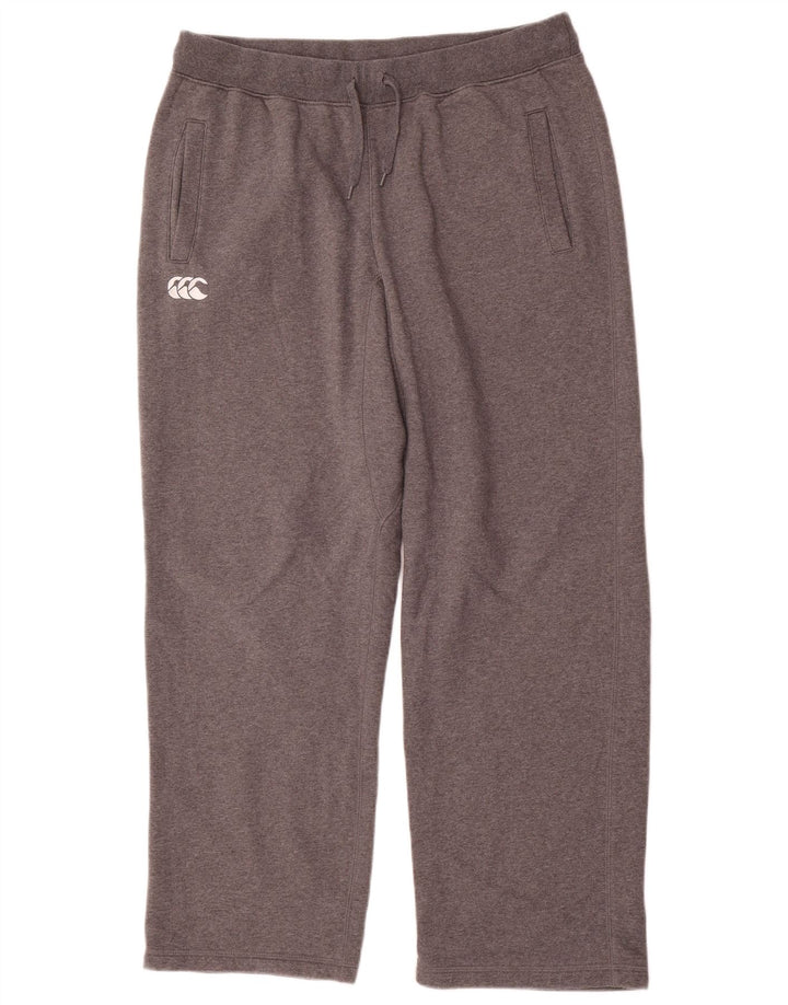 Pantaloni da tuta da uomo Canterbury grandi in cotone grigio