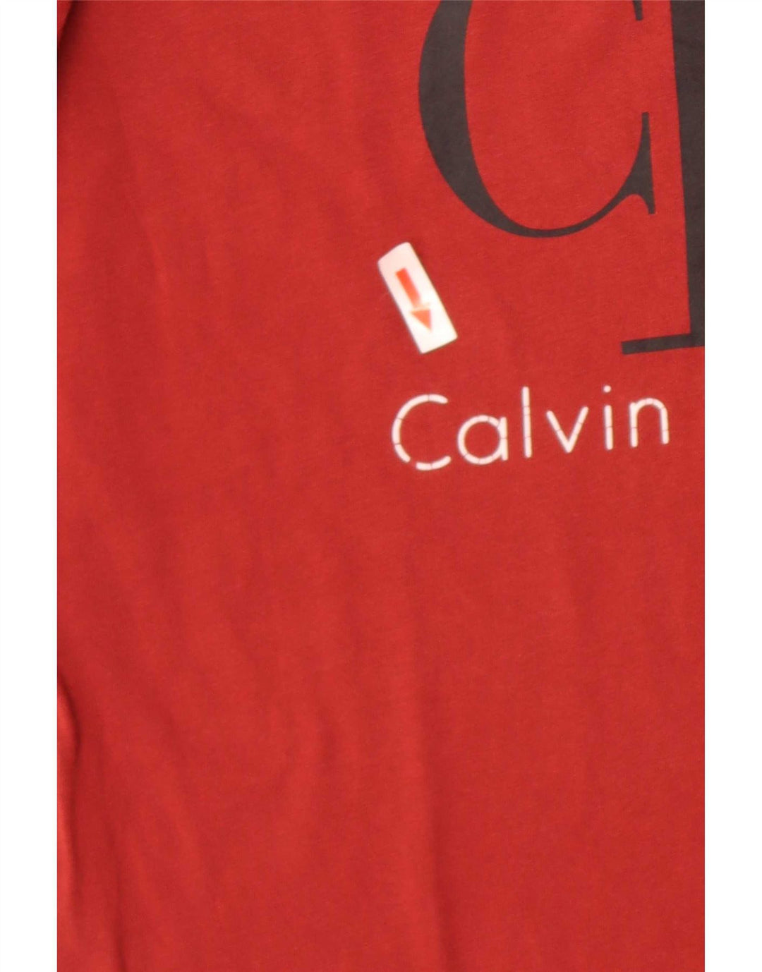 Maglietta grafica da uomo Calvin Klein Jeans Top piccola rossa