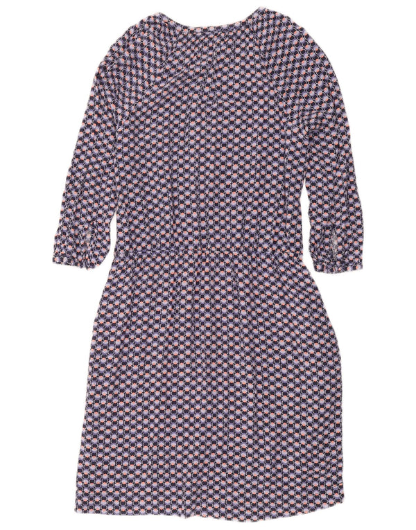 Crew Clothing Abito tubino da donna UK 12 Medio blu navy geometrico