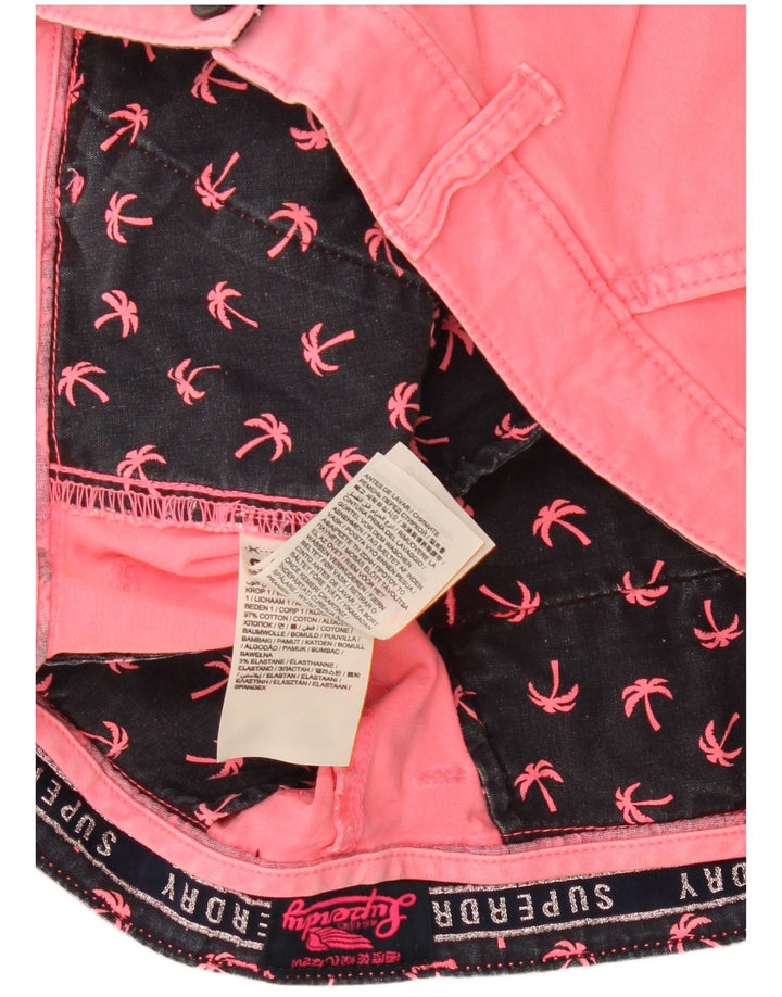 Pantaloni caldi da donna Superdry W34 Large Rosa Cotone
