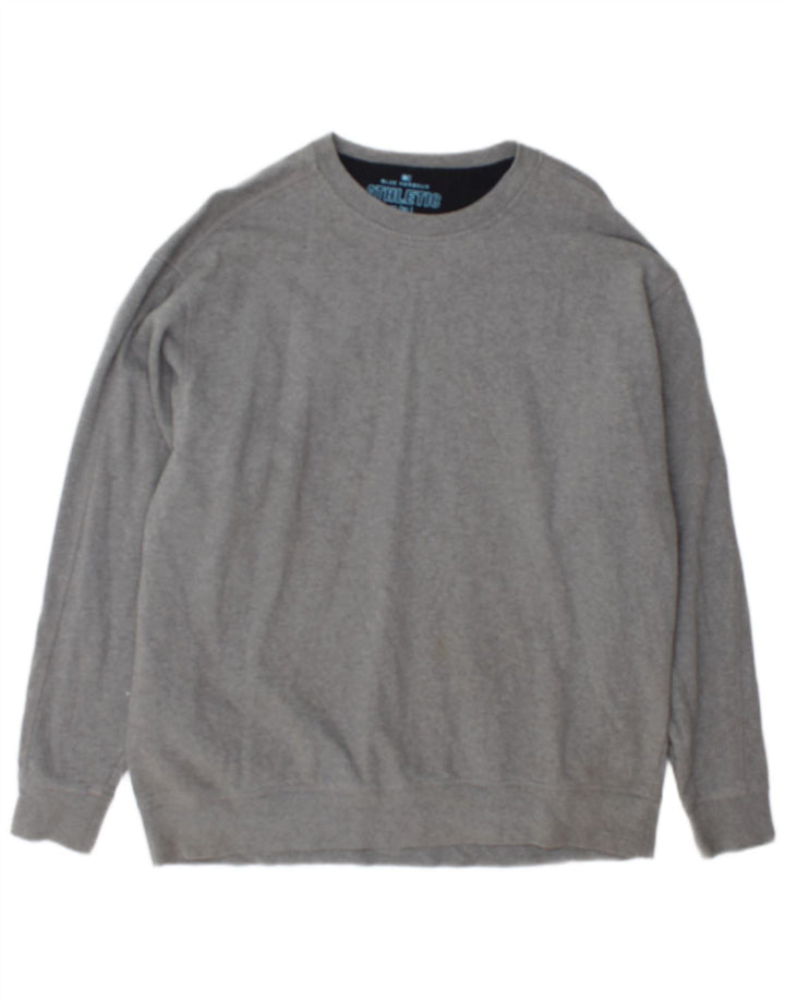 Felpa da uomo Marks & Spencer maglione XL cotone grigio