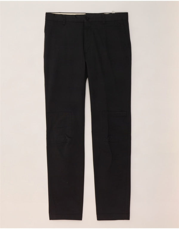 Pantaloni chino slim da uomo Zara EU 42 Large W34 L30 cotone grigio