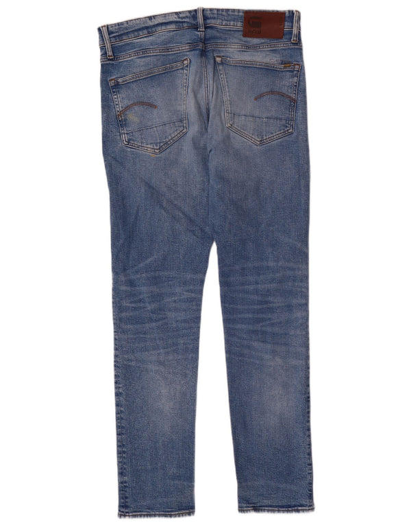 Jeans dritti affusolati da uomo G-Star W33 L32 cotone blu
