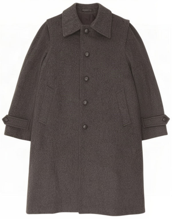 Vintage Mens Overcoat UK 38 Medium Grey Wool