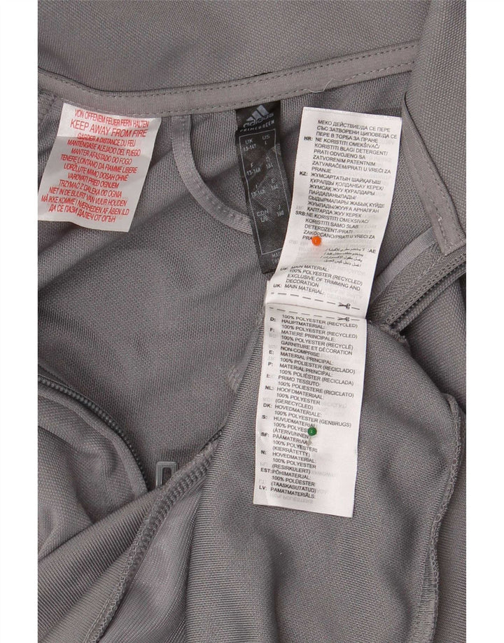 Giacca da tuta Adidas Aeroready da ragazzo 13-14 anni in poliestere grigio