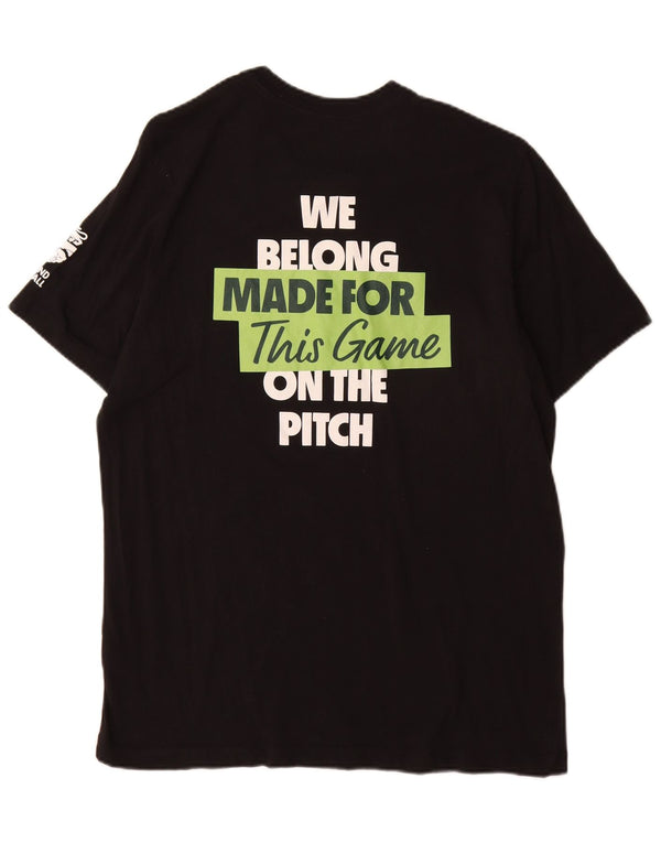 T-shirt grafica da uomo Nike Top grande in cotone nero