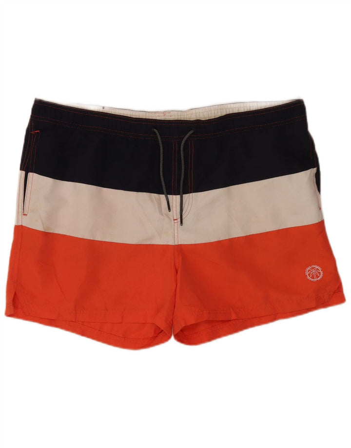 Pantaloncini da bagno da uomo Jack & Jones 2XL Poliestere a righe multicolore