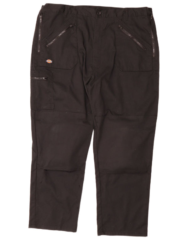 Pantaloni cargo dritti da uomo Dickies W44 L29 poliestere nero