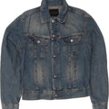 SISLEY Mens Denim Jacket UK 38 Medium Blue Cotton Vintage Sisley and Second-Hand Sisley from Messina Hembry 