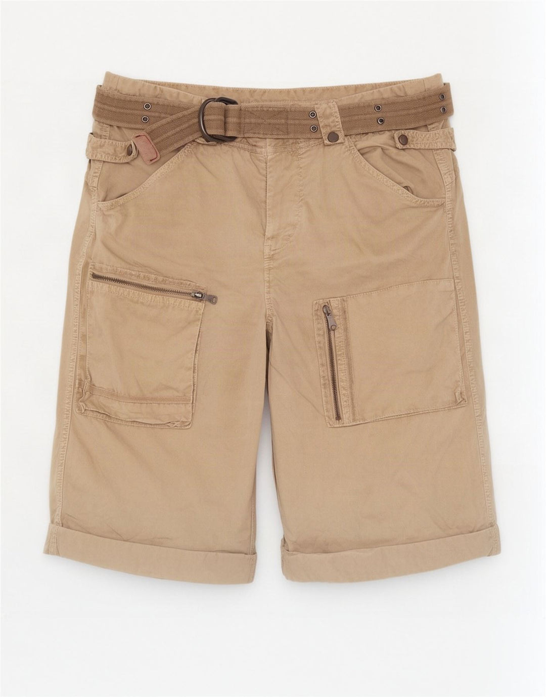 Pantaloncini cargo da uomo Gaudi IT 52 XL W38 Cotone beige