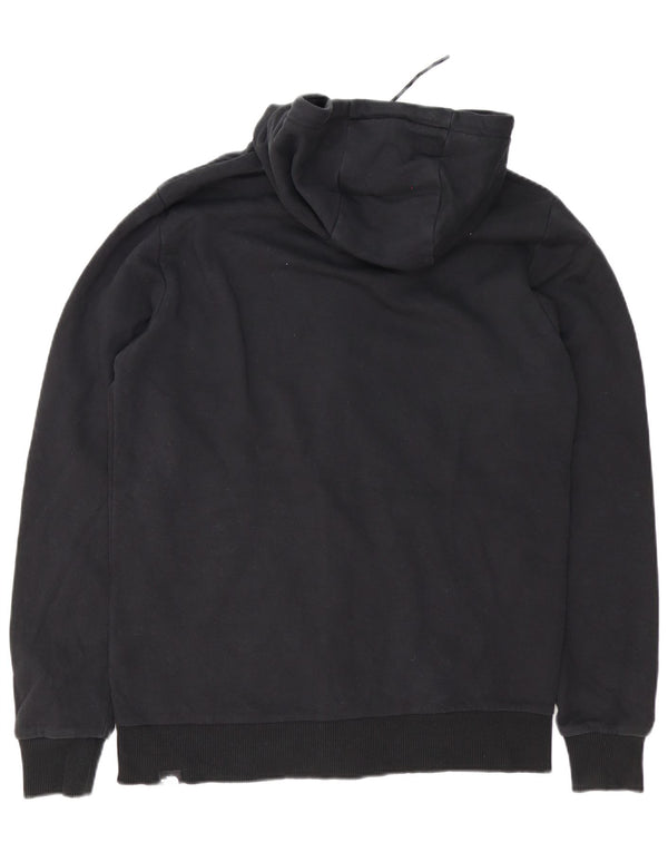 Maglione con cappuccio e zip da uomo The North Face grande in cotone nero