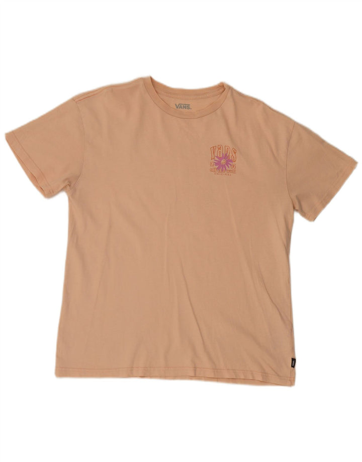 Maglietta grafica da uomo Vans Top in cotone rosa medio