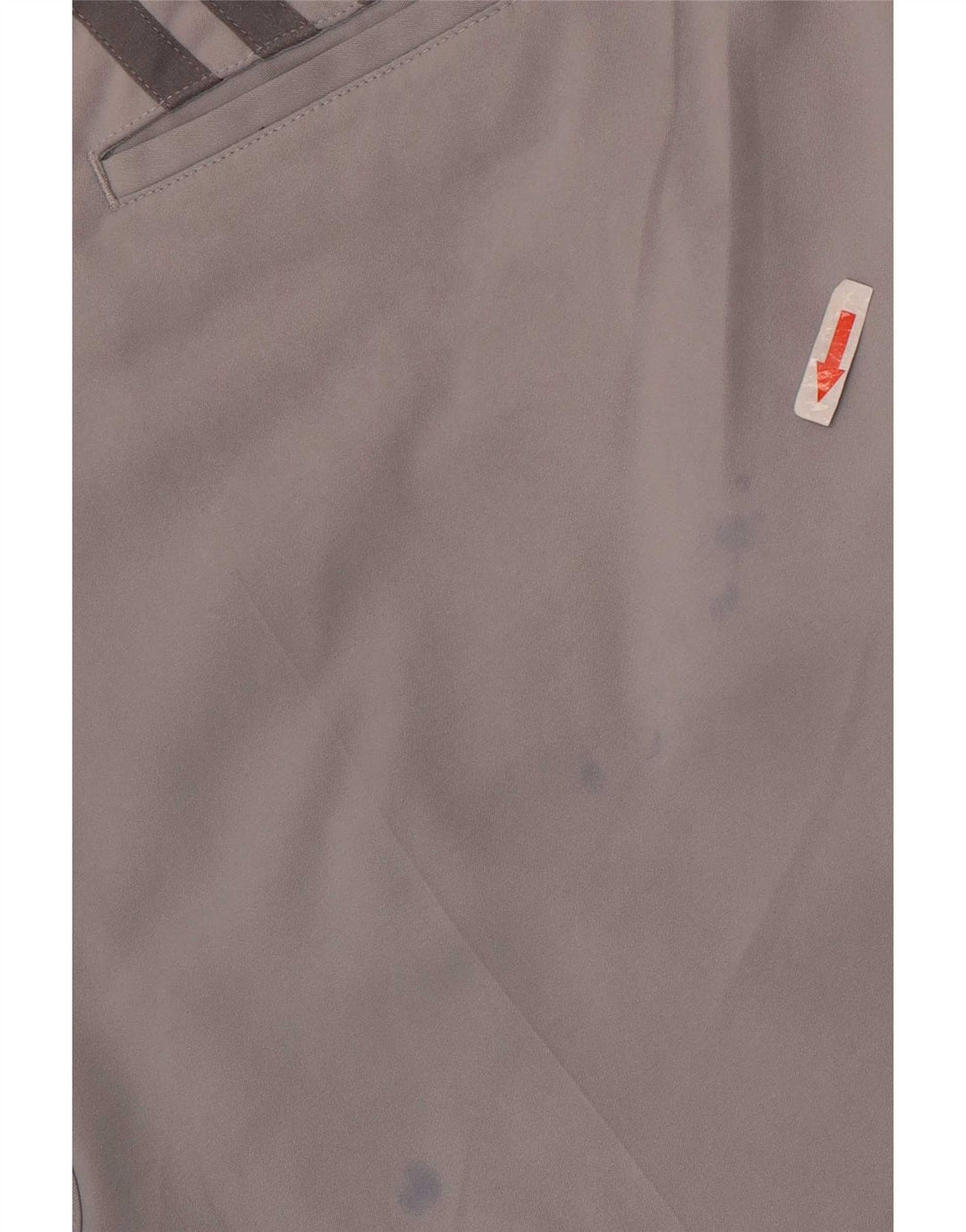 Pantaloncini chino da uomo Adidas W38 XL poliestere grigio